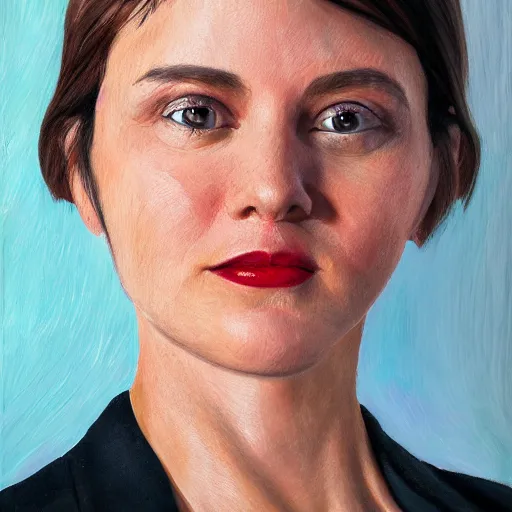 Image similar to naomi betterman corporate portrait, professional profile picture, hyperreal lifelike detailed uncanny valley realism