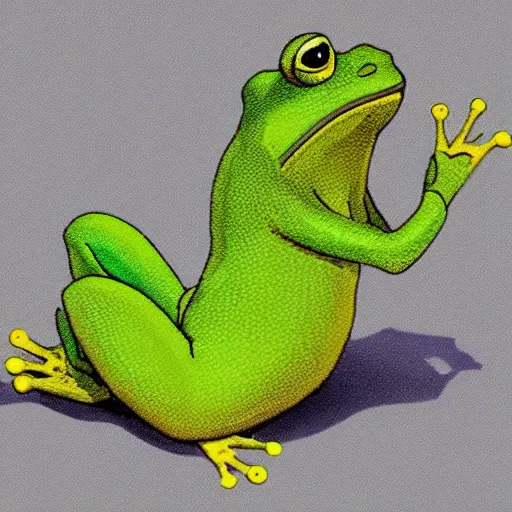 a very very fat frog | Stable Diffusion | OpenArt