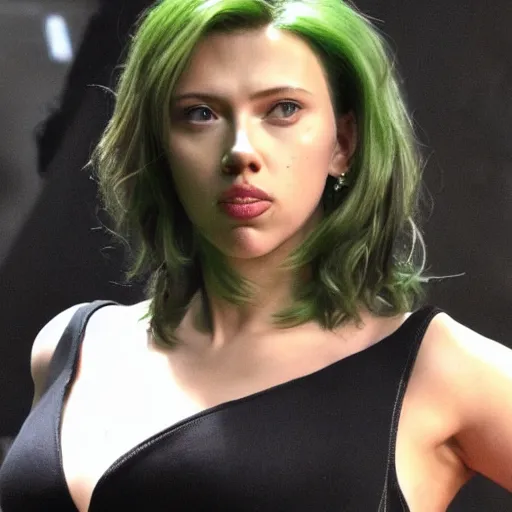 Image similar to Scarlet Johansson as She-Hulk