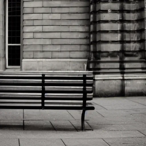 Prompt: “Leavanny sitting on a bench in London”