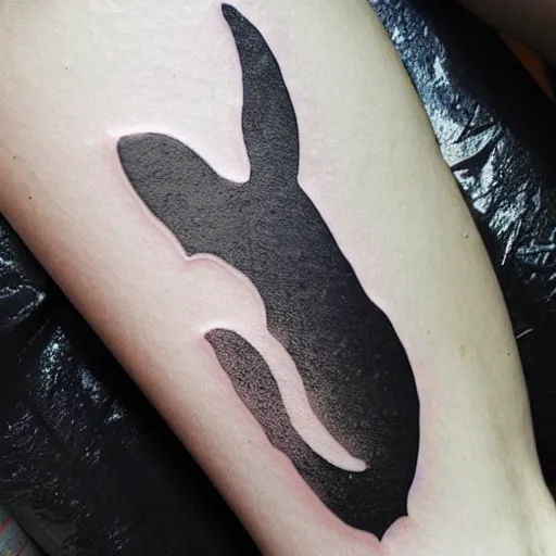 Image similar to concept tattoo design, stencil, whale