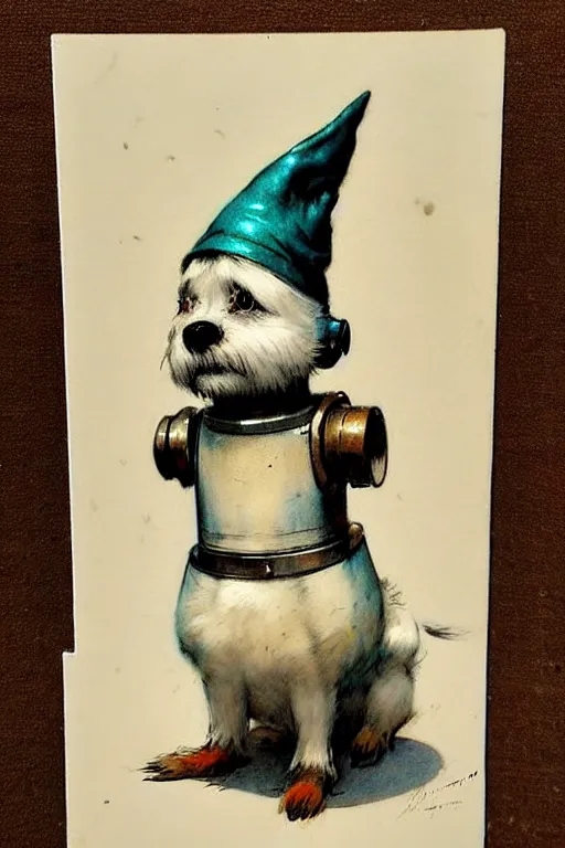 Image similar to ( ( ( ( ( 1 9 5 0 s robot knome pet dog. muted colors. ) ) ) ) ) by jean - baptiste monge!!!!!!!!!!!!!!!!!!!!!!!!!!!!!!