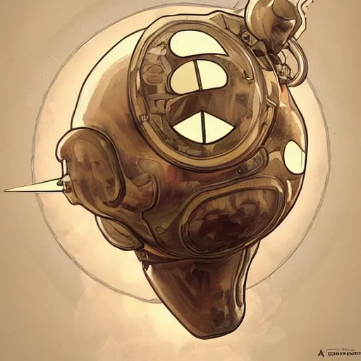 Prompt: a mushroom cloud merging into the shape of a peace sign, art by artgerm and greg rutkowski and alphonse mucha highly detailed, dieselpunk, high quality, 8 k, soft lighting, realistic face, path traced