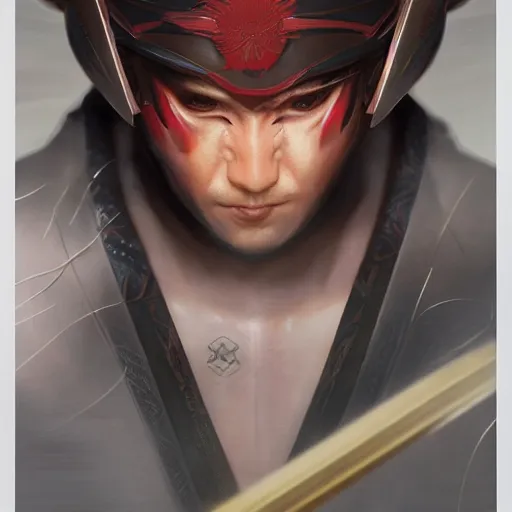 Image similar to Raiden Shogun from Genshin Impact, lifelike, portrait, highly detailed, digital painting, artstation, concept art, sharp focus, illustration, cinematic lighting, art by artgerm and greg rutkowski and alphonse mucha