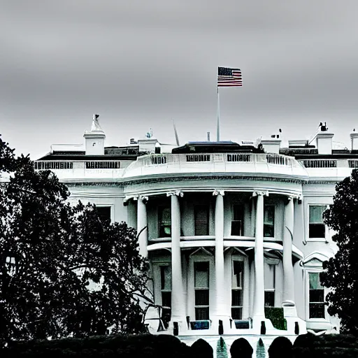 Prompt: gandalf attacks the white house, ( eos 5 ds r, iso 1 0 0, f / 8, 1 / 1 2 5, 8 4 mm, postprocessed, crisp face, facial features )