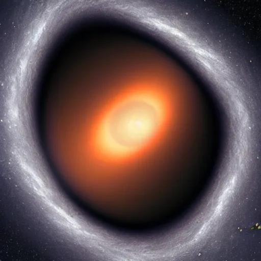 Prompt: a photo of gargantua black hole