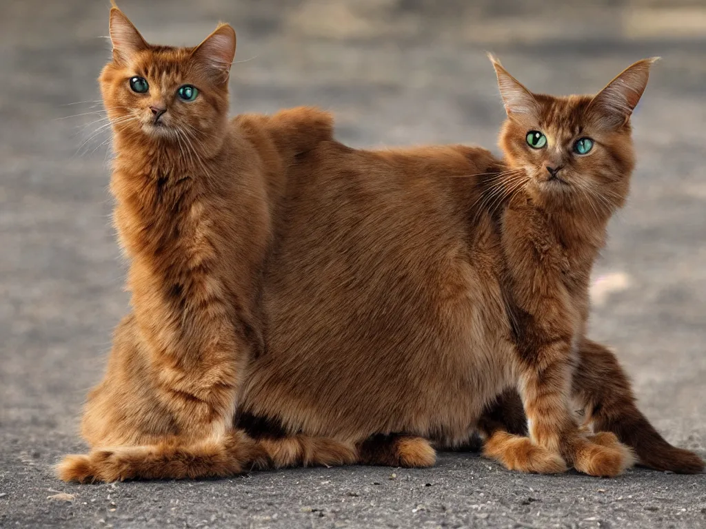 Image similar to a somali cat nuclear explosion