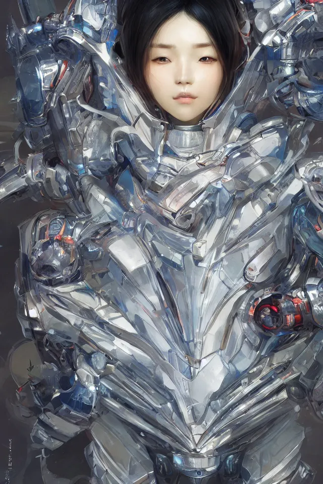 Prompt: beautiful Chinese female in futuristic mecha with transparent plastic hood, intricate, elegant, highly detailed, digital painting, artstation, concept art, smooth, sharp focus, illustration, art by artgerm and greg rutkowski and alphonse mucha