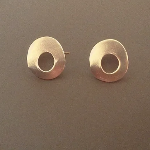 Prompt: “minimalistic beautiful earring design simple shapes”