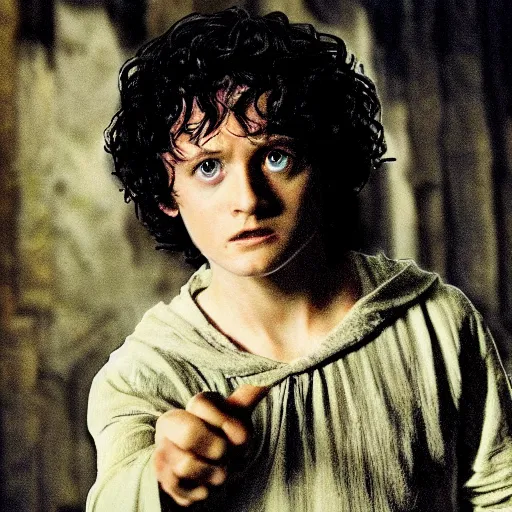 Prompt: alternate universe where frodo didn't destroy the ring