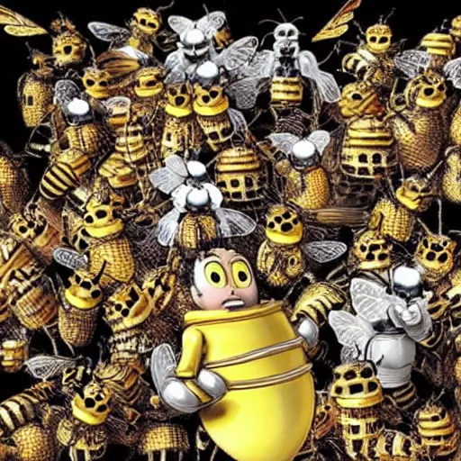 Image similar to Kentaro Miura's Bee Movie