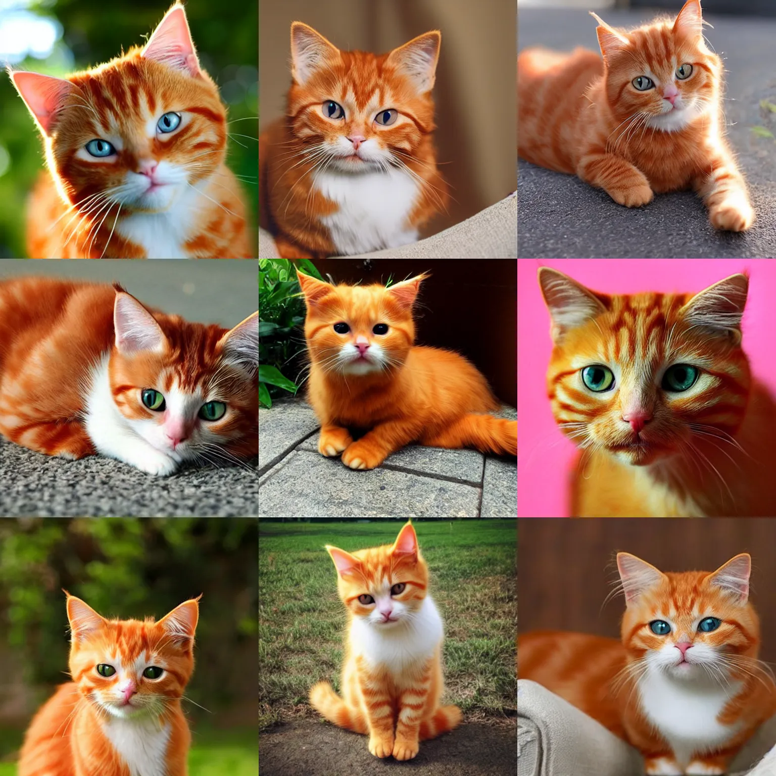 Prompt: cute ginger cat
