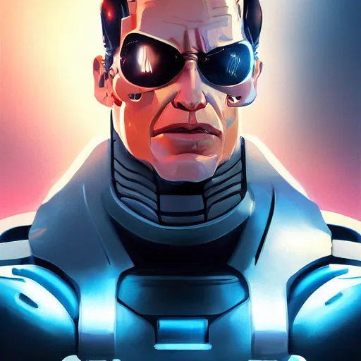 Image similar to face icon stylized minimalist terminator genysis, loftis, cory behance hd by jesper ejsing, by rhads, makoto shinkai and lois van baarle, ilya kuvshinov, rossdraws global illumination