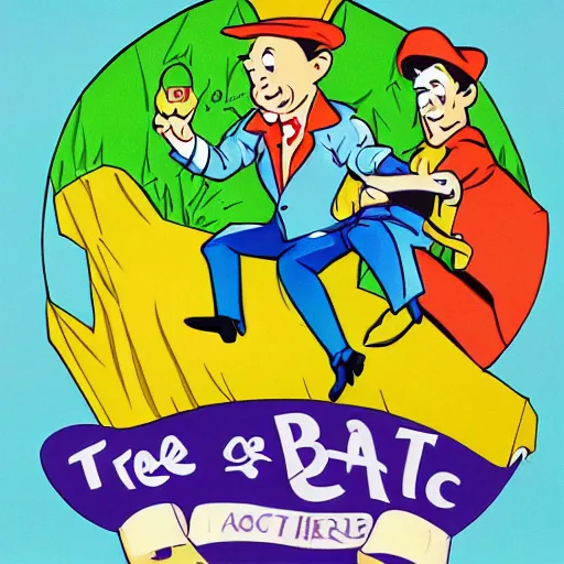 Prompt: the price is right ( february 1 6 th 1 9 8 9 ), smooth low poly treescape royalty free, abbott & costello in jack and the beanstalk ( 1 9 5 2 ), ( 1 9 7 4 ) this is a example of early video art, neurogame