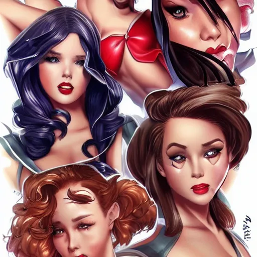 Prompt: artgerm pinup