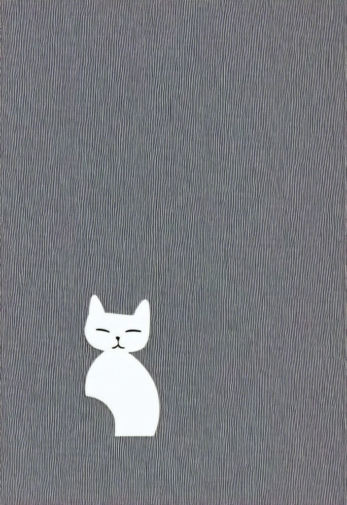 Prompt: extreme closeup of a single cat, hyper minimalist geometric flat color solid spot color, 9 0 s typographic graphic design art poster design in the style of die gestalten verlag