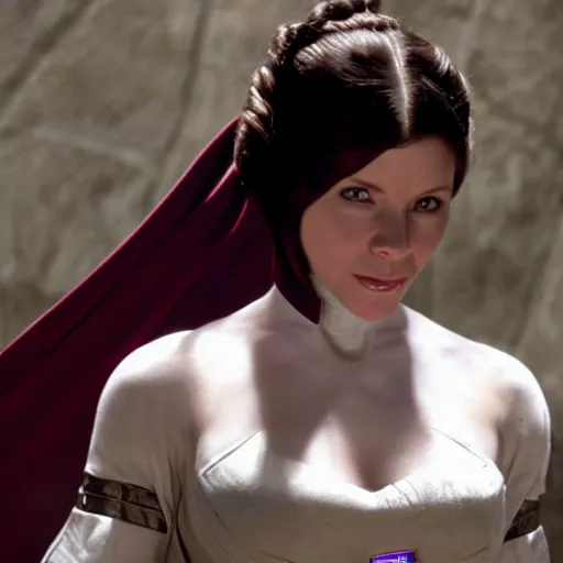 Image similar to Evangeline Lily as Princess Leia