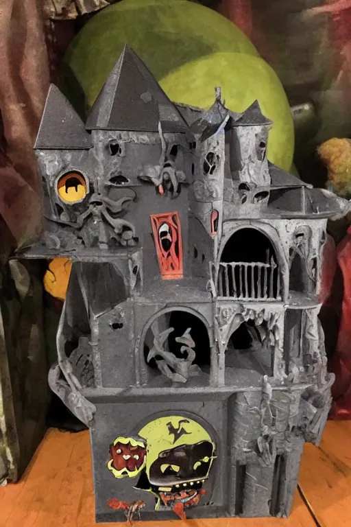 Haunted store house playset