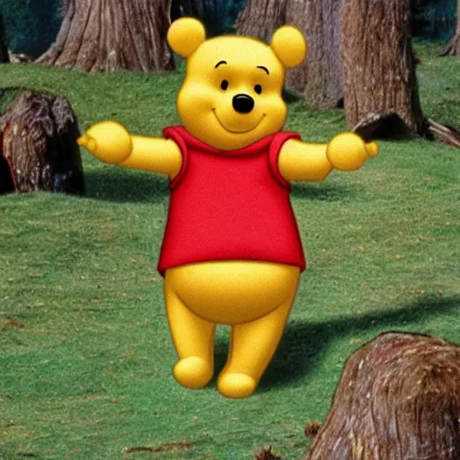 Prompt: winnie pooh in voyager