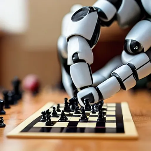 Image similar to robot playng chess