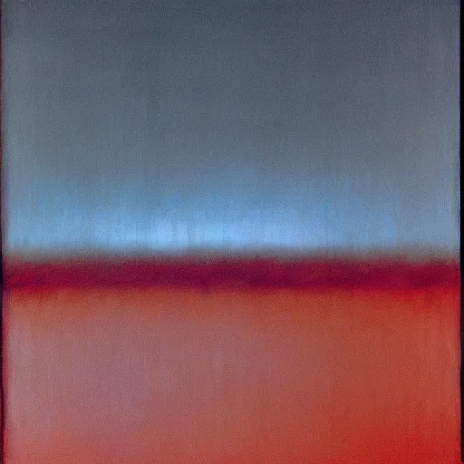 Image similar to the abstract painting'arctic void ', by caspar david friedrich, by rothko