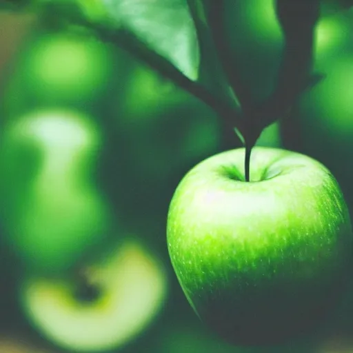 Image similar to a beautiful photo of a green apple