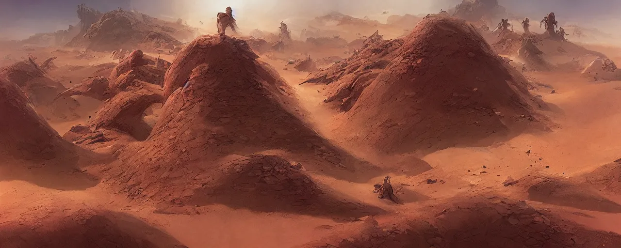 Image similar to Dune by Marc Simonetti