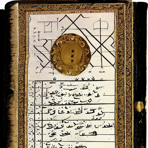 Image similar to mysterious tome magistra arabian bedouin mathematician