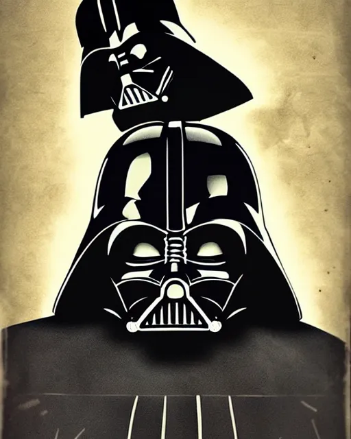 Image similar to Darth Vader poster by Butcher Billy