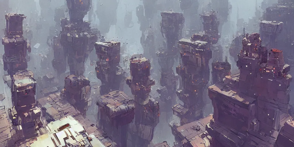 Image similar to floating city by ian mcque