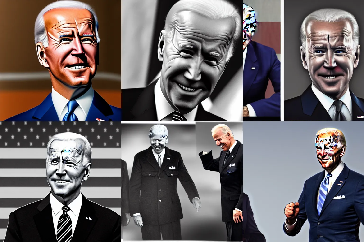 Prompt: Joe Biden photo op with Hitler, trending on artstation, highly detailed 8K resolution