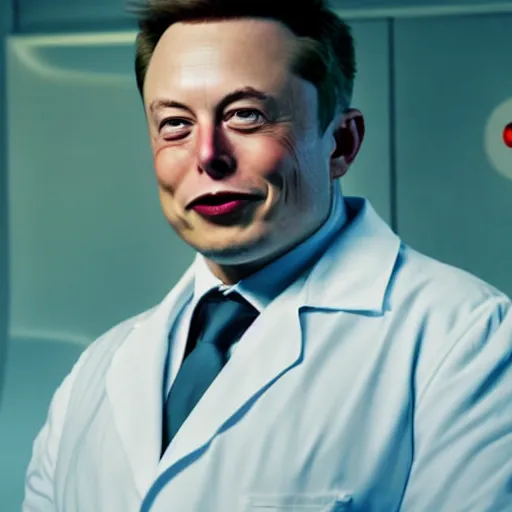 Image similar to elon musk as doctor eggman in sonic live action movie , 8k resolution, full HD, cinematic lighting, award winning, anatomically correct