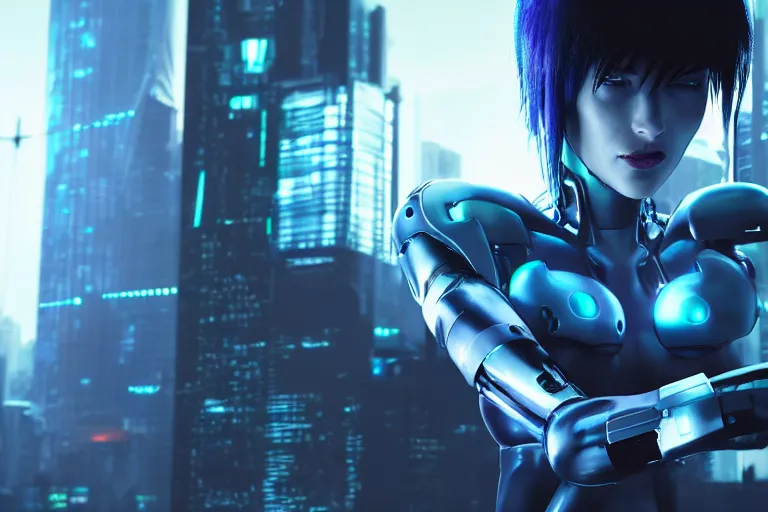 Ghost in the shell art wallpaper : r/Cyberpunk