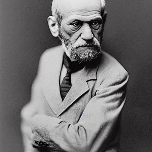 Image similar to sigmund freud as a monkey