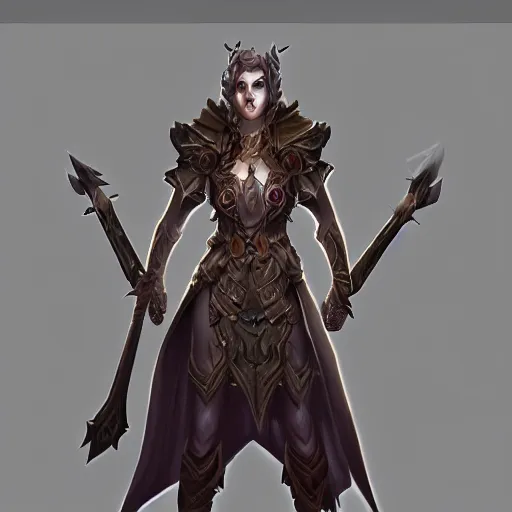 Image similar to female magus dhampir, pathfinder, gloomhaven, dynamic lighting, matte painting concept art, official fanart behance hd artstation