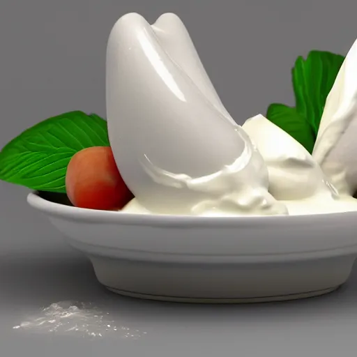 Image similar to yogurt!!! Gorilla, masterpiece, ((octane render, Nvidia raytracing demo))