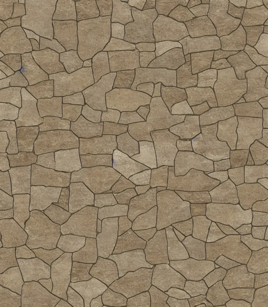 Image similar to texture map of beige stone with horizontal rectilinear engraving cutout