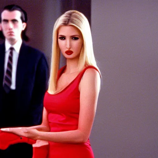 Image similar to Ivanka Trump in American Psycho (1999)