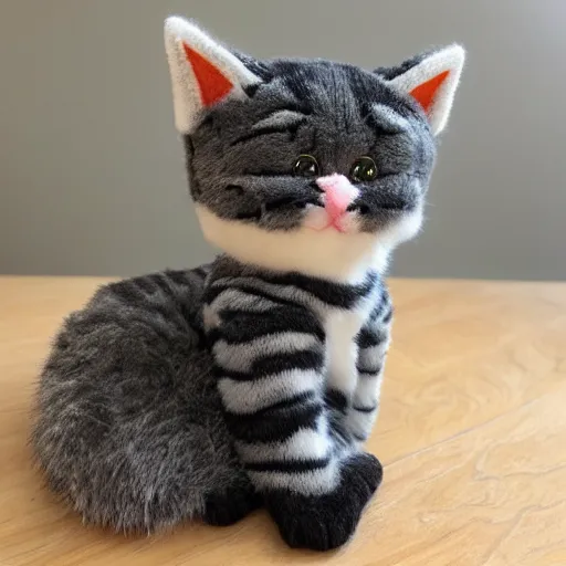 Image similar to kitten stuffed animal