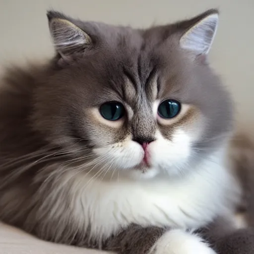 Image similar to an insanely fluffy soft cat