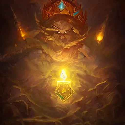 Image similar to glowing king's scroll paper floating in the air, epic fantasy art, in the style of hearthstone artwork