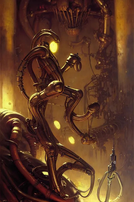 Prompt: dr eggman by gaston bussiere bayard wu, greg rutkowski, giger, maxim verehin