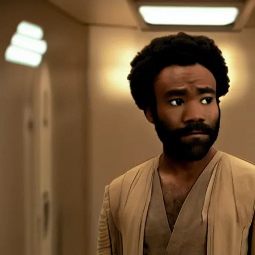 Prompt: Donald Glover in Star Wars