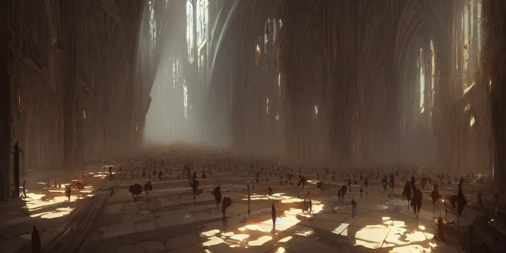 Prompt: The blessed aisles by Greg rutkowski, 4k, trending on artstation
