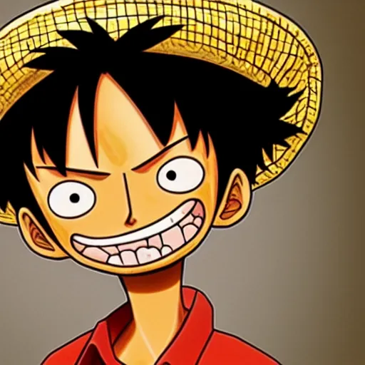 Image similar to luffy by pixar