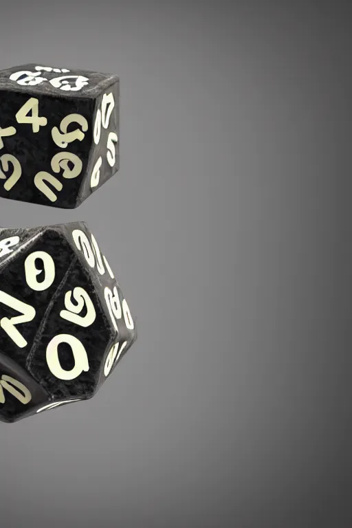 Image similar to closeup, of a mutated Twenty sided dice, bokeh, sharp focus, intricate concept art, highly detailed, 8k, cinematic, sharp focus, intricate concept art