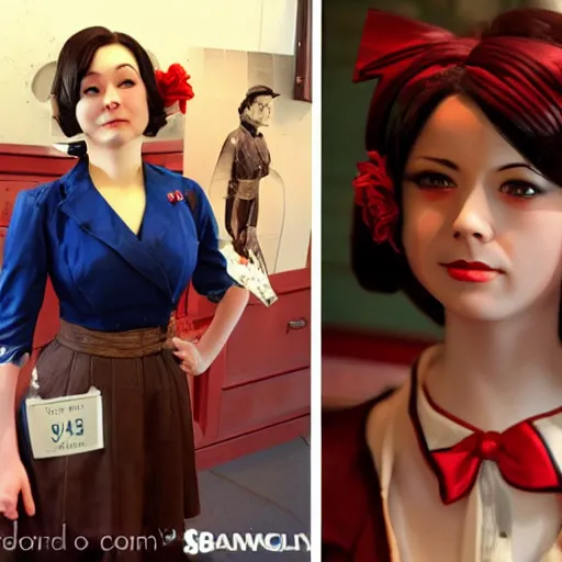 Image similar to Elizabeth from Bioshock Infinite in Japan