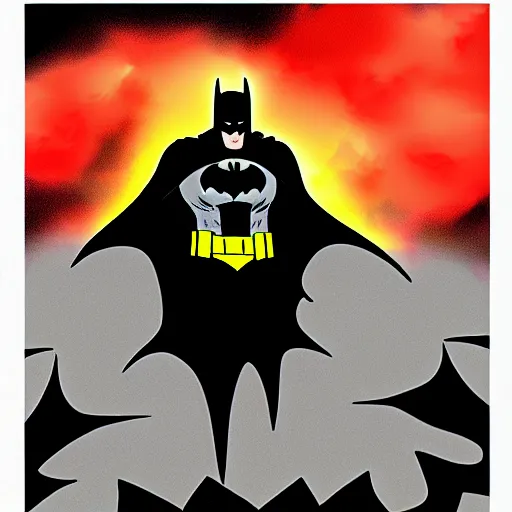 Image similar to Batman profile picture comic style