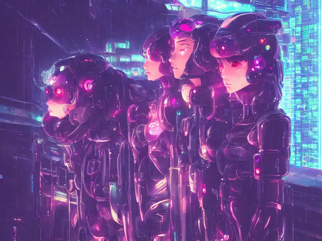 Image similar to portrait anime visual futuristic female cyber airforce, on cyberpunk neon light tokyo rainy rooftop, ssci - fi and fantasy, intricate and very beautiful, human structure, concept art, sharp focus, anime by rossdraws and liya nikorov and magali villeneuve and simon stalenhag and luxearte, frostine engine