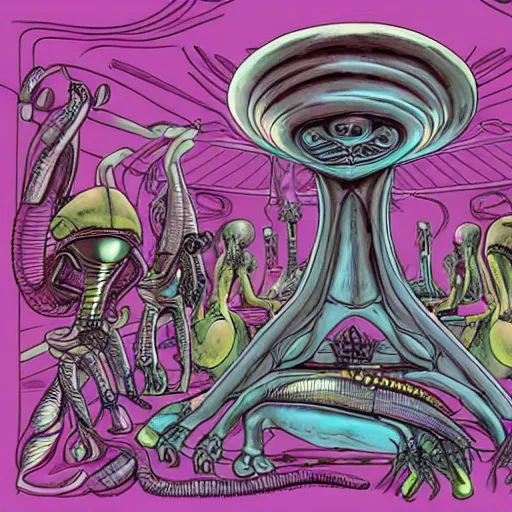 Prompt: alien boudoir, detailed, artwork